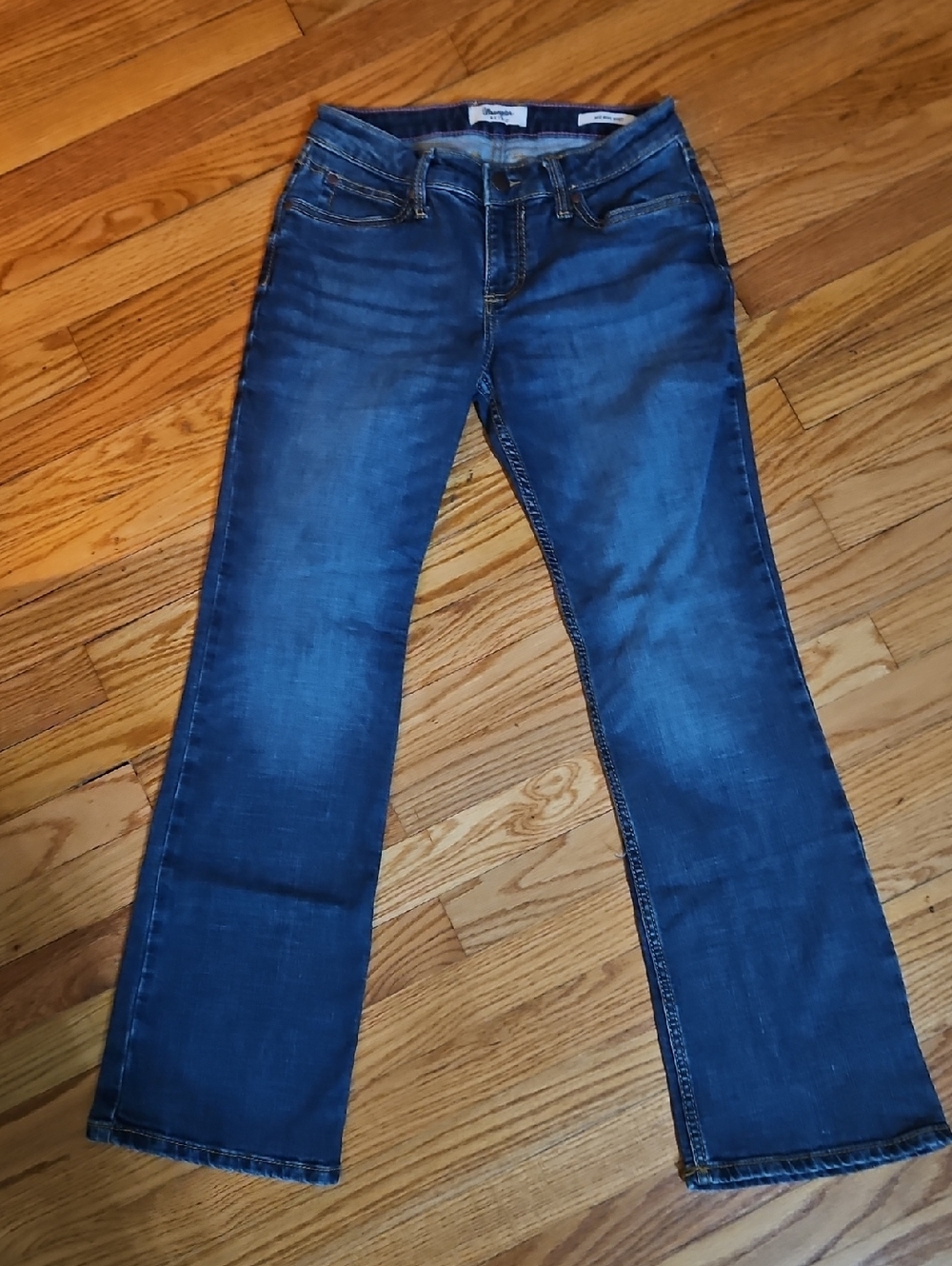 Wrangler Dark Blue Bootcut Jeans Size 5x30